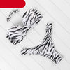 Bikini Set High Cut Solid Swimsuit Women Swimwear Push Up Bathing Suit Beachwear Leopard Bikini Women's Ribbed Underwire Bikini High Cut Bikini V Swimwear Butterfly Print High Leg Bikini Swimsuit by Stevvex