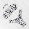 Bikini Set High Cut Solid Swimsuit Women Swimwear Push Up Bathing Suit Beachwear Leopard Bikini Women's Ribbed Underwire Bikini High Cut Bikini V Swimwear Butterfly Print High Leg Bikini Swimsuit by Stevvex