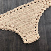 Handmade Vintage Crochet Bikinis Knitted Cotton Swimwear Women's Crochet Swimsuit Two Pieces Bathing Suits Bikini Swimsuit Top Bottom Bandage Modern Women Beachwear For Summer by Stevvex