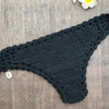 Handmade Vintage Crochet Bikinis Knitted Cotton Swimwear Women's Crochet Swimsuit Two Pieces Bathing Suits Bikini Swimsuit Top Bottom Bandage Modern Women Beachwear For Summer by Stevvex