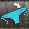 Handmade Vintage Crochet Bikinis Knitted Cotton Swimwear Women's Crochet Swimsuit Two Pieces Bathing Suits Bikini Swimsuit Top Bottom Bandage Modern Women Beachwear For Summer by Stevvex