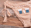 Vintage Blue Bikinis 2 Piece Halter Bikini Set Women High Waist Sequin Swimsuit Set Handmade Crochet High Quality Swimsuit Women Push Up Swimwear Knitted Beach Wear Bathing Suit by Stevvex
