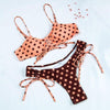 Bikinis Micro Adjustable Swimwear Women Summer Bikini Set Modern Colorful Print Beach Wear Women's Comfortable Swimsuit Knotted String Triangle Bikini Tie Side High Cut Bikini Set by Stevvex