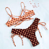 Bikinis Micro Adjustable Swimwear Women Summer Bikini Set Modern Colorful Print Beach Wear Women's Comfortable Swimsuit Knotted String Triangle Bikini Tie Side High Cut Bikini Set by Stevvex