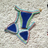 Handmade Women Bikini Crochet Knit Swimwear Halter Patchwork Bathing Suit Women's Swimsuit Strappy Side 2 Piece Bikini Set Triangle Beach Swimwear by Stevvex