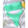 Women One-Shoulder Bikini Swimsuit Women Push Up Swimwear Women's Bathing Suit Comfortable Bikini Ribbed Two Piece Swimsuit Bikini Set Summer Bathing Suit Beach Wear Swimming Suit by Stevvex