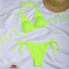 Women One-Shoulder Bikini Swimsuit Women Push Up Swimwear Women's Bathing Suit Comfortable Bikini Ribbed Two Piece Swimsuit Bikini Set Summer Bathing Suit Beach Wear Swimming Suit by Stevvex