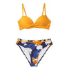 Push Up Floral Bikini Sets Women Two Pieces Swimsuits Women's Bathing Suits Push Up Halter Bandage Bikini Floral Printing Swim Bottoms Two Piece Swimsuits New Girl Beach Bathing Suits Swimwear by Stevvex