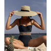 Bikini New 2 Piece Women Swimsuit Women's High Waist Bikini Set Fashion Puff Sleeve Swimwear Set Bathing Suits Solid Color Short Puff Sleeve Summer High Waist Cut Backless Bathing Suit Beachwear by Stevvex
