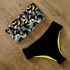 Bikini Swimwear Swimsuit Women Floral Print High Waist Bikini Set Back Cross Bathing Suit Female Beach Wear Women's Bikini Swimsuits Strapless Two Pieces Bathing Suits by Stevvex