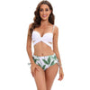Bikini Women Push Up Swimsuit 3 Piece Bikini Set With Cover Up Women's Fashion 3 Piece Tie Dye Top Bikini Set Swimsuit Cover Up Skirt Swimwear Push Up Bather Swim Wear by Stevvex