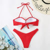 Bikini Push Up Swimwear Bikini Set Pink Swimwear Women Micro Swimsuit Female Bandage Bikini Beach Wear Swimming Two-Piece Swimsuit Summer Swimsuit for Women by Stevvex
