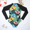 Surfing Swimsuit For Women Bikini Long Sleeve Swimwear Tiger Print Push Up Summer Bath Suit Two Piece Surfing Rash Guard Bikini Long Sleeve Swimsuit Set by Stevvex