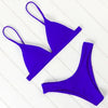 Micro Mini Bikini Swimwear Women Halter Push Up Bikini Set Padded Bra Women's Underwired Triangle Bathing Two Pieces Swimsuit Bikini Set Swimsuit Bandage Swim Suit by Stevvex