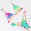 Micro Mini Bikini Swimwear Women Halter Push Up Bikini Set Padded Bra Women's Underwired Triangle Bathing Two Pieces Swimsuit Bikini Set Swimsuit Bandage Swim Suit by Stevvex