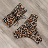 Bandage Bikini Swimwear Women Swimsuit High Waist Bikini Set Bathing Suit Push Up Women's Spaghetti Strap Bandeau Lace Up High Waist 2PCS Bikini Set by Stevvex