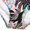 Modern Floral Bikini 2 Pieces Flower Print Bikini Set Women Crisscross High Waist String 2 Piece Bathing Suits High Waist Women's Swimsuit Shorts Solid Bikini Floral Summer Bikini Set by Stevvex