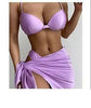 Push Up Women Bikinis Swimwear Women's Bathing Suits Push Up Halter Bandage Bikini Floral Printing Swim Bottoms Two Piece Swimsuits Women Swimsuits Bathing Suit Halter Leaf Print Beach Wear Plus Size by Stevvex