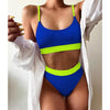 High Waist Bikini Swimsuits Women Push Up Swimwear Ribbed Bathing Suit Strap Bikinis Set Beachwear High Waist Bathing Suit Full Coverage Two Piece Swimsuit by Stevvex