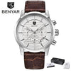 Luxury Steel Sports Men's Watches Business Design Leather Band Wrist Watch Military Quartz by Stevvex