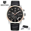 Luxury Steel Sports Men's Watches Business Design Leather Band Wrist Watch Military Quartz by Stevvex