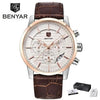 Luxury Steel Sports Men's Watches Business Design Leather Band Wrist Watch Military Quartz by Stevvex