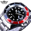2021 Fashion Black Red Sport Mens Watches Luxury Luminous Hands Watch Elegant Leather Strap Design by Stevvex