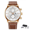 2021 New Business Men Watch Full Steel Quartz Luxury Casual Waterproof Leather Sports Male Wristwatch by Stevvex