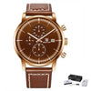 2021 New Business Men Watch Full Steel Quartz Luxury Casual Waterproof Leather Sports Male Wristwatch by Stevvex