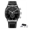 2021 New Business Men Watch Full Steel Quartz Luxury Casual Waterproof Leather Sports Male Wristwatch by Stevvex