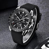 Luxury Men Stainless Steel Quartz Watch Accurate Timing Waterproof Analog Chronograph Men's Quartz Watches by Stevvex