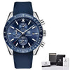 Luxury Men Stainless Steel Quartz Watch Accurate Timing Waterproof Analog Chronograph Men's Quartz Watches by Stevvex