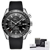 Luxury Men Stainless Steel Quartz Watch Accurate Timing Waterproof Analog Chronograph Men's Quartz Watches by Stevvex