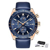 Luxury Men Stainless Steel Quartz Watch Accurate Timing Waterproof Analog Chronograph Men's Quartz Watches by Stevvex