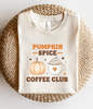 Pumpkin Spice Coffee Club Graphic Tee by Ocean & 7th