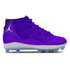 "Purple Crystals" Jordan 11 Retro MCS Cleats by Stadium Custom Kicks