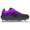 "Purple Drip" New Balance 3000v5 Cleats by Stadium Custom Kicks