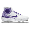 "Purple Elephant" Nike Alpha Huarache Elite 3 Mid Cleats by Stadium Custom Kicks