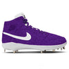 "Purple Glitter" Jordan 1 Retro Cleats by Stadium Custom Kicks
