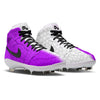 "Purple Venom Split" Jordan 1 Retro Cleats by Stadium Custom Kicks