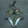 Push Up Bikini Floral Print Swimsuit Swimwear Women Bathing Suit Bikinis Set Brazilian Beach Female Wear Women's Bikini Swimsuits Floral Printed Bathing Suits for Women 2 Piece Bikini by Stevvex
