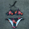 Push Up Bikini Floral Print Swimsuit Swimwear Women Bathing Suit Bikinis Set Brazilian Beach Female Wear Women's Bikini Swimsuits Floral Printed Bathing Suits for Women 2 Piece Bikini by Stevvex