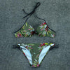 Push Up Bikini Floral Print Swimsuit Swimwear Women Bathing Suit Bikinis Set Brazilian Beach Female Wear Women's Bikini Swimsuits Floral Printed Bathing Suits for Women 2 Piece Bikini by Stevvex