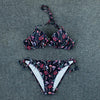 Push Up Bikini Floral Print Swimsuit Swimwear Women Bathing Suit Bikinis Set Brazilian Beach Female Wear Women's Bikini Swimsuits Floral Printed Bathing Suits for Women 2 Piece Bikini by Stevvex