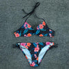 Push Up Bikini Floral Print Swimsuit Swimwear Women Bathing Suit Bikinis Set Brazilian Beach Female Wear Women's Bikini Swimsuits Floral Printed Bathing Suits for Women 2 Piece Bikini by Stevvex