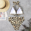 Push Up Bikini New Two Piece Swimsuit Women High Waist Black Pink Bikinis Set Women's Halter Padded Top Push Up Bikini Set Two Piece Swimsuits Bathing Suits Beachwear Swimwear Beachwear Bathing Suit by Stevvex
