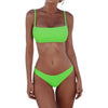 Push Up Bikini Set Swimsuits High Waist Swimwear Women Ribbed Bathing Suits Brazilian Bikinis Swimsuit for Women Bottom Triangle Bikinis Top Bathing Suit by Stevvex