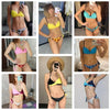 Push Up Bikinis 2022 New Swimwear Women's Bikini Swimsuits Floral Printed Bathing Suits for Women 2 Piece Bikini Women Floral Print Bikini Sets Swimsuit Beach Wear Bathing Suit Female Two Pieces by Stevvex