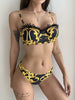 Push Up Bikinis Bikini Set Women High Waisted Bikini Set Athletic Two Piece Swimsuit Sporty Scoop Neck Bathing Suit For Teen Girls With Shorts High Waist Swimwear Women Swimsuit Female Swimming Suit Bathing Suit Print Bikini Set by Stevvex