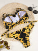 Push Up Bikinis Bikini Set Women High Waisted Bikini Set Athletic Two Piece Swimsuit Sporty Scoop Neck Bathing Suit For Teen Girls With Shorts High Waist Swimwear Women Swimsuit Female Swimming Suit Bathing Suit Print Bikini Set by Stevvex